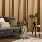 Acoustic Slat Wall Panel Natural Oak 2400mm x 600mm x 21mm