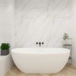 PVC Shower Panel Carrara Marble Matt - 2400mm x 1000mm x 10mm