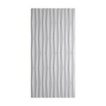 Dropship - Decorative Ripple Geometric PU Panel in Alabaster - Pack of 2