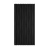 Dropship - Decorative Ripple Geometric PU Panel in Black - Pack of 2