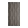 Dropship - Decorative Ripple Geometric PU Panel in Taupe - Pack of 2