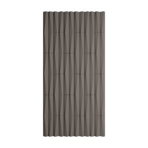 Dropship - Decorative Ripple Geometric PU Panel in Taupe - Pack of 2