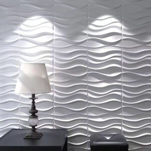 12pcs 3D Three-dimensional Convex and Concave Embossed Three-dimensional Panel Background Wall Stickers