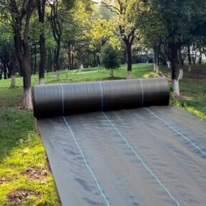 1-Roll Heavy-Duty Landscape Weed Barrier Landscape Cloth - Large 79.86x1499.62cm Weed Suppressant Sheet