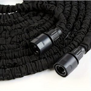 Heavy-Duty Expandable Garden Hose with High-Pressure Spray Gun - 3X Extended Length, 3/4 Inch All-Season High Quality Pipe