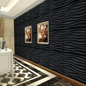 33pcs 3D PVC Wall] Waterproof, Fire Retardant 10pcs/33pcs 3D PVC Wall Panels