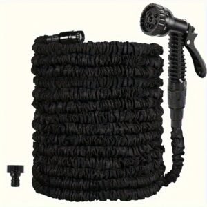 1 set, multi-purpose hose set, expandable, flexible water pipe, car washing water pipe, garden spray, 25-200FTX 3/4