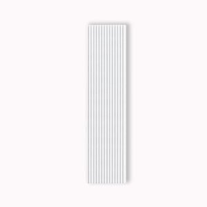 White Decorative Acoustic Slat Wall Panel - 2400mm x 600mm