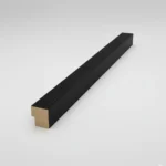 Acoustic Slat Wall Panel End Trims - Black