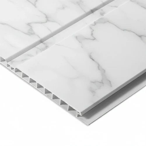 Premium PVC Ceiling Wall Panels White Marble – Pack of 10