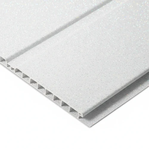 Premium PVC Ceiling Wall Panels White Sparkle – Pack of 10